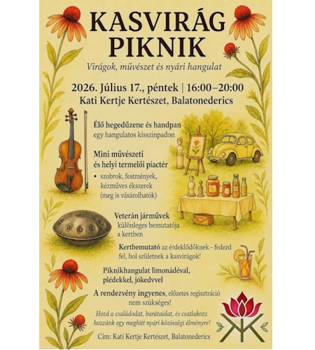 Kakasvirág piknik Balatonederics